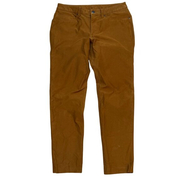 Lululemon ABC Pant Slim Utilitech 32 Burnt Caramel - Picture 1 of 9